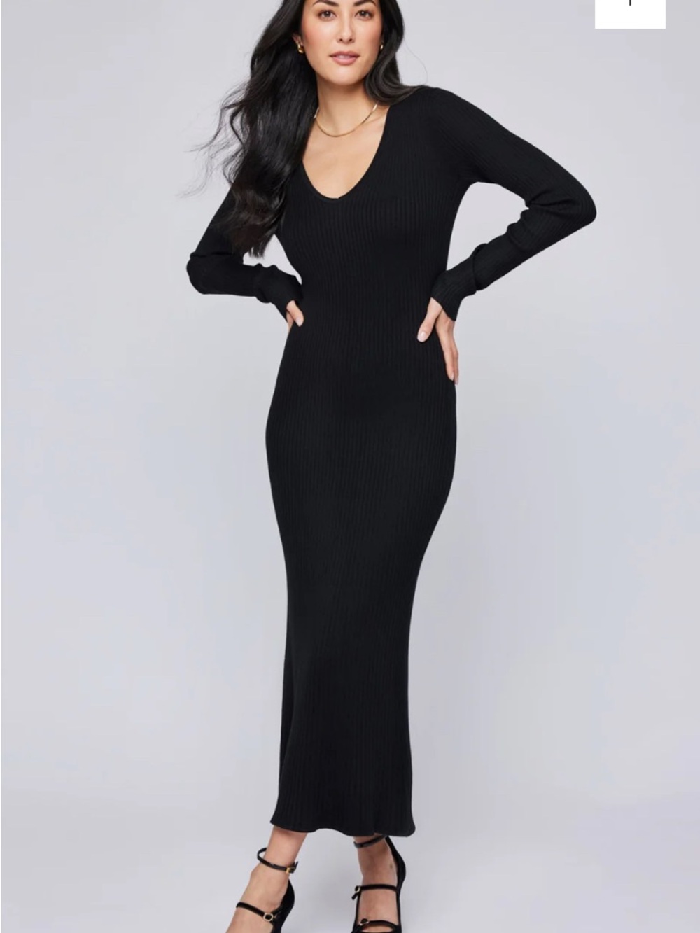 Gentle Fawn Blakely Sweater dress black